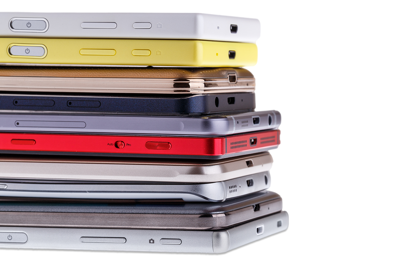 stack of phones sm