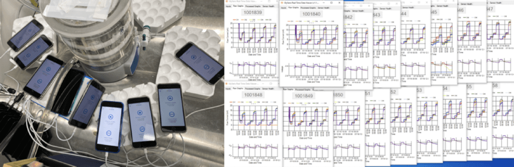 devices in phantom saline solution bernhard